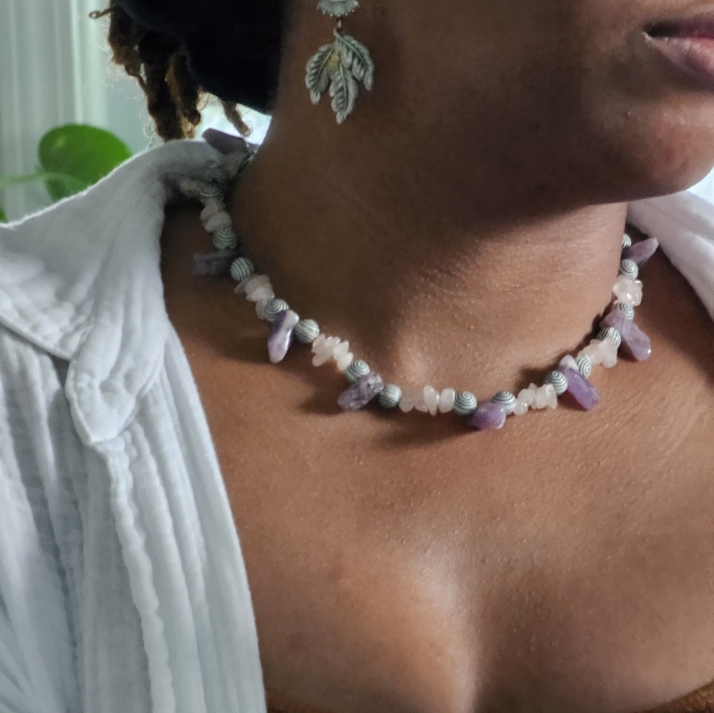 Genuine Stone Necklace
